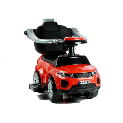 3 in 1 sportauto loopauto met 5 geluiden op het stuur belastbaar tot 27 kg rood