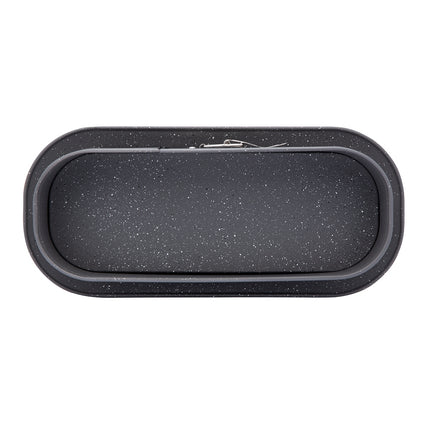 Cakevorm Ovaal 34,5 cm – Springvorm met Antiaanbaklaag – Koolstofstaal – Bakvorm voor Cake, Cheesecake & Brownies