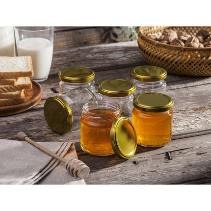 Altom Design Set van 6 Conserveringspotten 200 ml - Weckpot - Jampotten - Inmaakpotten - Voedsel bewaren, conserveren, inmaken