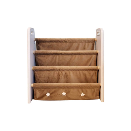 LoveGifts Handgemaakte Montessori Boekenkast Kinderkamer - Speelgoed Opbergrek - 60 x 25 x 58 cm Bruin