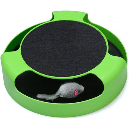 Kattenspeelgoed Volg de muis - Krabpaal - Kattenspeeltjes - Groen - Intelligentie
