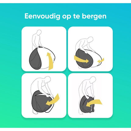 Tracer Green Screen Doek 110 cm - Bureaustoel Achtergronddoek - Groen Scherm