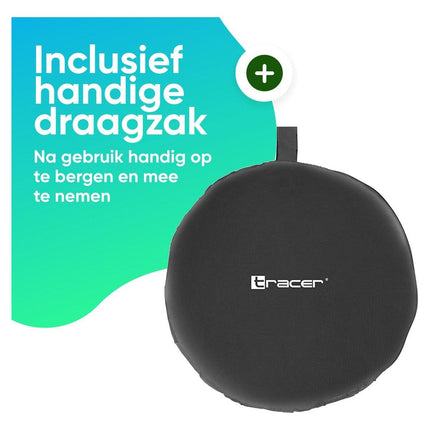 Tracer Green Screen Doek 110 cm - Bureaustoel Achtergronddoek - Groen Scherm