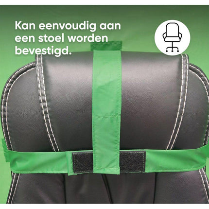 Tracer Green Screen Doek 110 cm - Bureaustoel Achtergronddoek - Groen Scherm