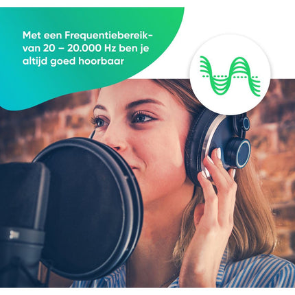 Tracer Premium pro microfoon set met standaard en arm voor gaming & streaming