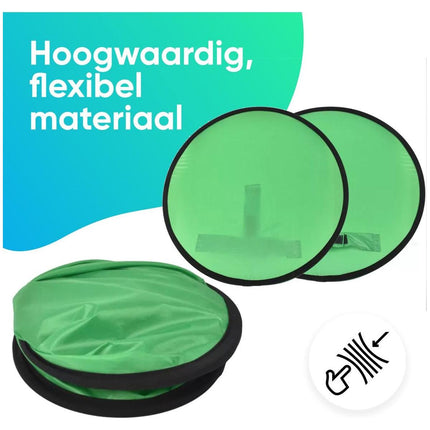 Tracer Green Screen Doek 110 cm - Bureaustoel Achtergronddoek - Groen Scherm