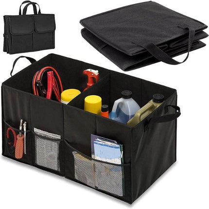 Kofferbak Organizer tas - Organizer auto - Kofferbak opbergbox - Kofferbak tas opvouwbaar- 53 x 38 x 25,5 cm - Zwart