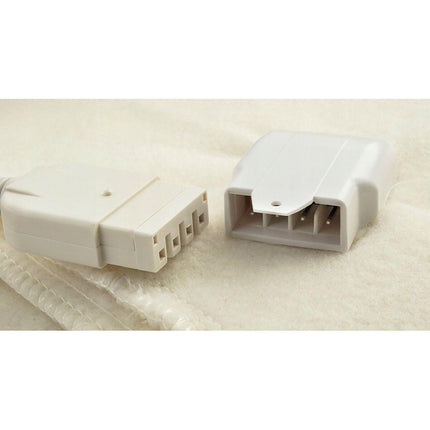 Malatec elektrische onderdeken 1 persoon 190 x 80 cm 65W Beige