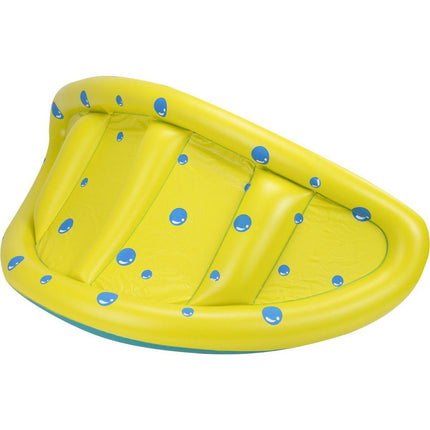 Opblaasbare rubberboot matras met luifel 65x73cm