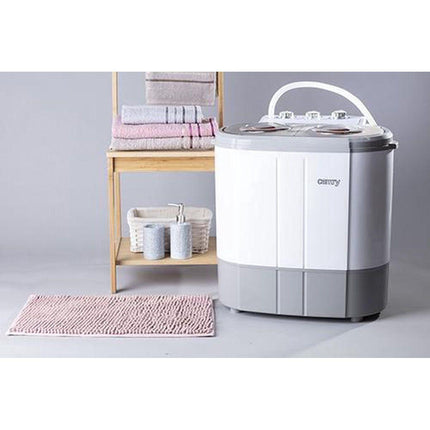 2de kansje Camry CR 8052 camping mini wasmachine met dubbele trommel met 3Kg was en 1Kg centrifuge capaciteit