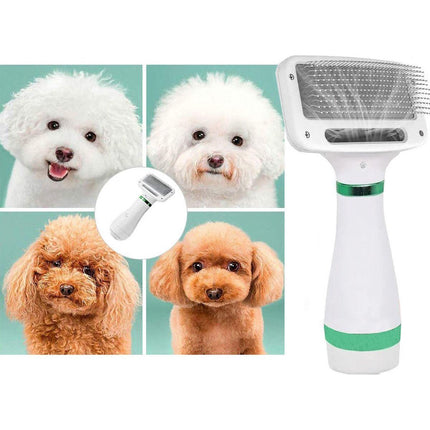Borstel en Droger 2 in 1 voor Honden - Dierenverzorging