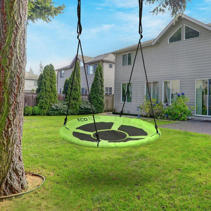 Nestschommel Buitenspeelgoed 100 cm groen tot 100kg voor kinderen en volwassenen
