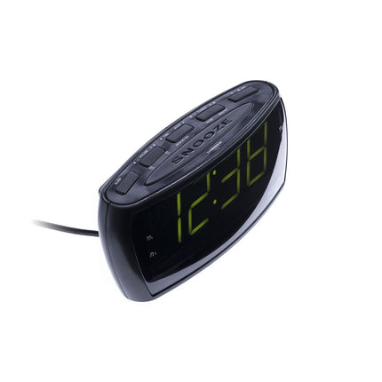 Adler AD 1121 Wekkerradio – Digitale Wekker met Radio – Groot LED Display – Dubbel Alarm & Snooze – Zwart
