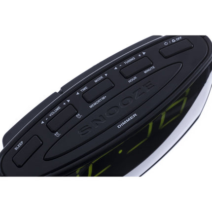 Adler AD 1121 Wekkerradio – Digitale Wekker met Radio – Groot LED Display – Dubbel Alarm & Snooze – Zwart