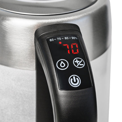 Adler AD 1247 Glazen Waterkoker 1,7 Liter 2200W – Temperatuurregeling 60-100°C – Warmhoudfunctie