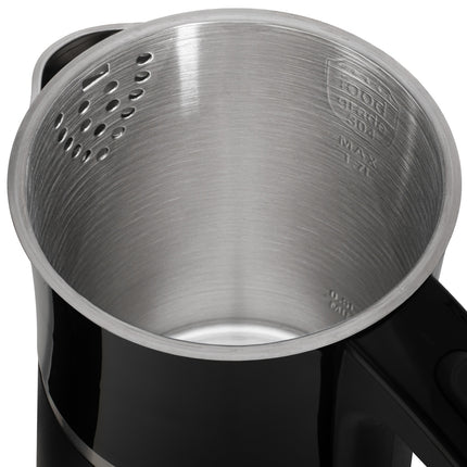 Adler AD 1355 Waterkoker 1,7 Liter 2200W – Dubbelwandig – RVS Binnenzijde – Zwart