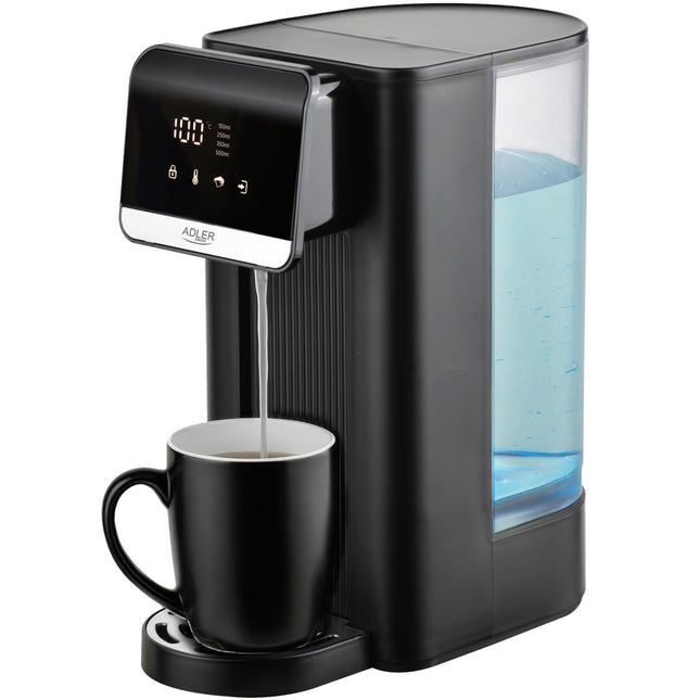 Adler AD 1357 Heetwaterdispenser 2,5 Liter – 2600W – 8 Temperaturen – Instant Heet Water – Zwart