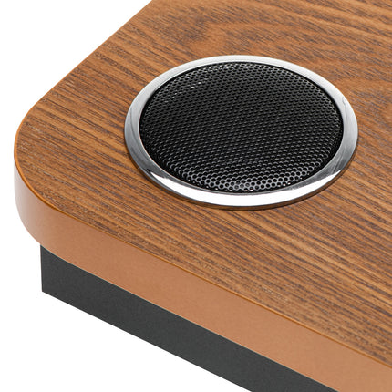 Adler AD 1914E Platenspeler met Speakers & Bluetooth – Vinyl Speler met USB – 33/45/78 Toeren – Hout