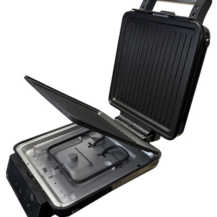 Adler AD 3096 Tosti IJzer 4-in-1 2200W – Contactgrill, Wafelijzer & Sandwichmaker – Verwisselbare Platen