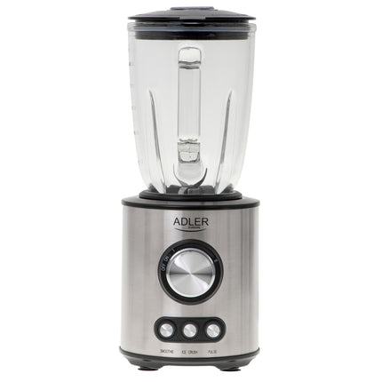 Adler AD 4078 Blender 1,5L – Blender met Glazen Kan – 1700W – Smoothie, Ice Crush & Pulse