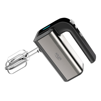 Adler AD 4225 Handmixer – Elektrische Mixer 800W – 5 Snelheden & Turbo – Met Gardes en Deeghaken