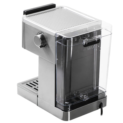 Adler Espressomachine 20 Bar 1350W – Pistonmachine met Melkopschuimer – Thermoblock – RVS
