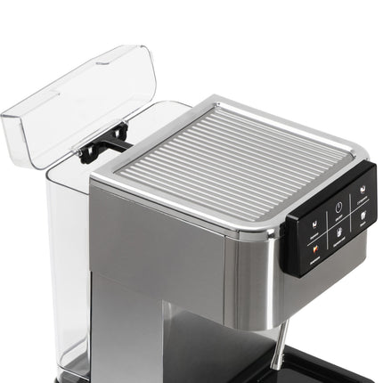 Adler Espressomachine 20 Bar 1350W – Pistonmachine met Melkopschuimer – Thermoblock – RVS