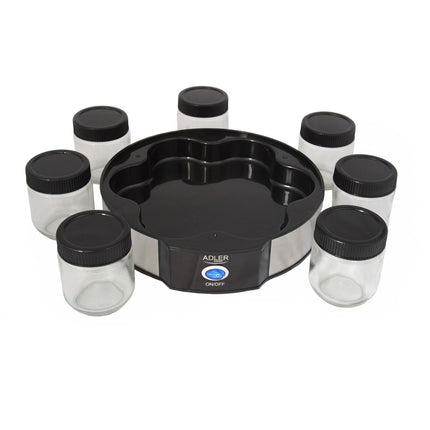 Adler AD 4476 Yoghurtmaker – Yoghurtmachine met 7 Glazen Potjes van 200 ml – 1,4 Liter