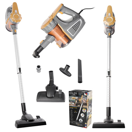 Adler AD 7036 Steelstofzuiger – Zakloze Stofzuiger 800W – 17.000 Pa – 1,5L Stofreservoir