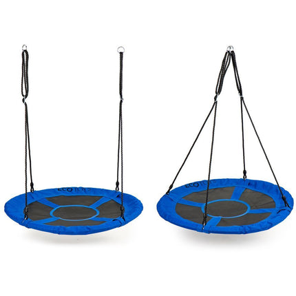 Nestschommel Buitenspeelgoed 100 cm blauw tot 100kg voor kinderen en volwassenen