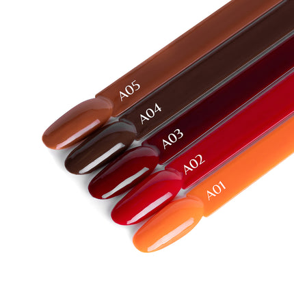 Ocho Nails Hybride Nagellak Herfst A03 – Diep Bourgondisch Rood - 5g Professionele Langhoudende Gellak