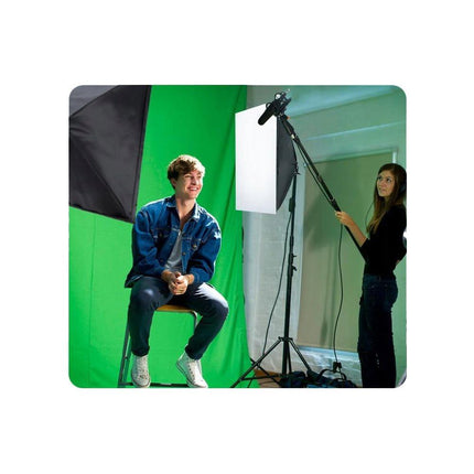 Softbox Verlichting Set van 2 – Fotostudio Daglichtlampen met Statief – 48x67 cm – Hoogte Verstelbaar – Professionele Studiolampen voor Foto & Video