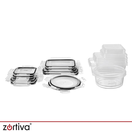 Vershoudbakjes Set 12 Stuks – Meal Prep Bakjes met Deksel – 350 ml tot 1 Liter
