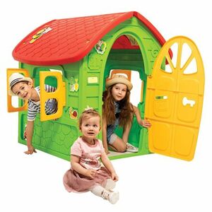 My First Playhouse Kinder Speelhuisje voor Binnen en buiten - Groen - 120 x 113 x 111 cm