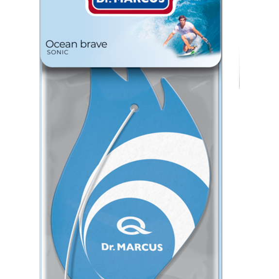 Dr. Marcus Sonic Ocean auto geurhanger tot 49 dagen geurverspreiding - Exclusieve neutrafresh technologie - Luchtverfrisser - 15 Gram