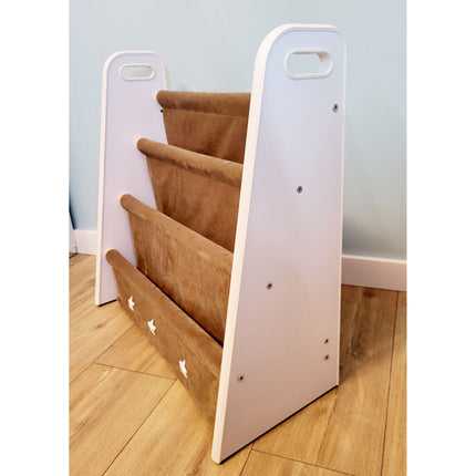 LoveGifts Handgemaakte Montessori Boekenkast Kinderkamer - Speelgoed Opbergrek - 60 x 25 x 58 cm Bruin