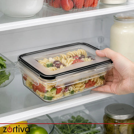 Vershoudbakjes Set 12 Stuks – Meal Prep Bakjes met Deksel – 350 ml tot 1 Liter