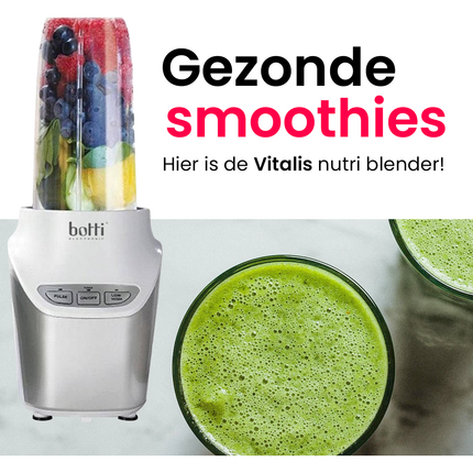 2de kansje Botti Vitalis nutri blender smoothie to go 1000W wit