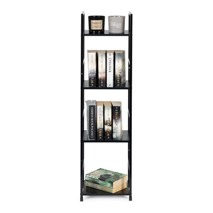 Modern Home industriële loft stijl boekenkast met 4 planken - 113 x 29 x 23,5 cm -  Bruin