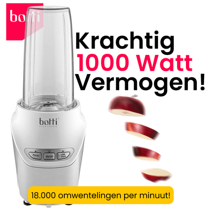 2de kansje Botti Vitalis nutri blender smoothie to go 1000W wit