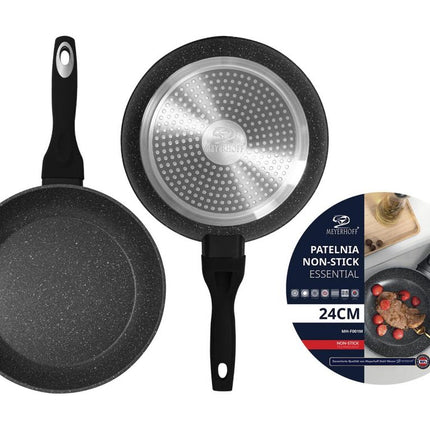 Essential koekenpan 24 cm – Antiaanbaklaag – Geschikt voor Inductie & Gas