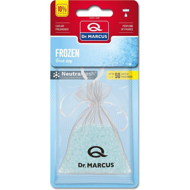 Dr. Marcus Winter Ice Frozen Fresh bag luchtverfrisser met neutrafresh technologie - Geurhanger - Tot 50 dagen geurverspreiding - 20 Gram