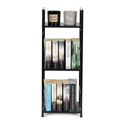 Modern Home industriële loft stijl boekenkast met 3 planken - 80 x 29 x 23,5 cm -  Bruin