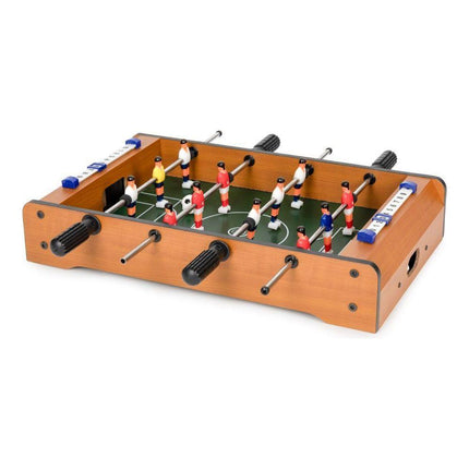 Houten Mini Tafelvoetbalspel Voor Kinderen - Tafelvoetbal Spel - Voetbal Tafel - Mini Voetbaltafel - Kleine Voetbal Tafel - 50,5 x 30,5 x 9,5 cm