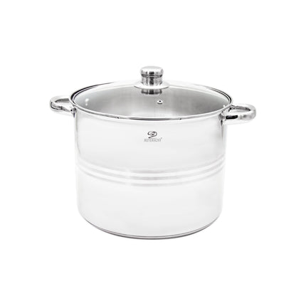 2de kansje Meyerhoff RVS Large Soeppan/Kookpan 10 Liter - Groot Formaat - Inductiepan 26 x 21 cm