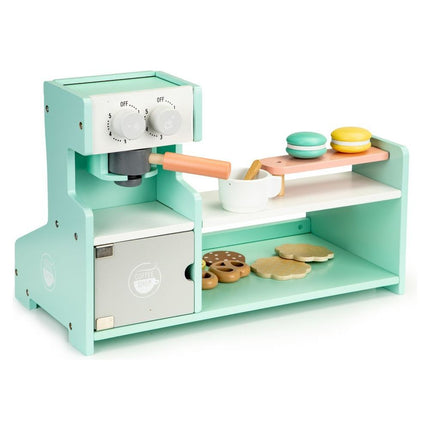Ecotoys houten speelgoed koffie- & patisserie winkel 42,5 x 20 x 28 cm