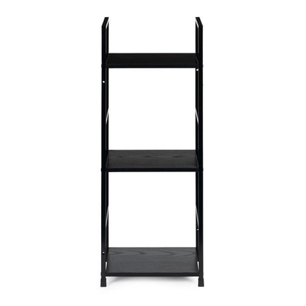 Modern Home industriële loft stijl boekenkast met 3 planken - 80 x 29 x 23,5 cm -  Bruin