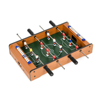 Houten Mini Tafelvoetbalspel Voor Kinderen - Tafelvoetbal Spel - Voetbal Tafel - Mini Voetbaltafel - Kleine Voetbal Tafel - 50,5 x 30,5 x 9,5 cm