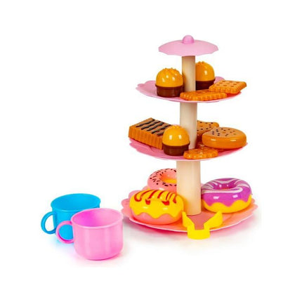 Cake series 125 delige snijdbare taart verjaardagset met licht en geluid