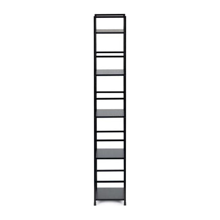 Modern Home industriële loft stijl boekenkast met 5 planken - 144,5 x 23,5 x 29 cm -  Bruin